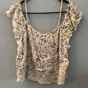 ⚡️Donating 4/30⚡️Womens Spaghetti Strap Cold Shoulder Top